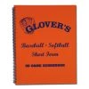 The Softball Group Glover's Short Form Orange Scorebook
