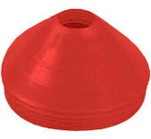 Markwort Training Fieldhouse 9" Diameter Pyramid Discs - Orange