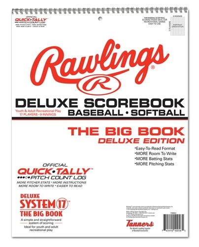 The Softball Group Rawlings Deluxe System-17 Scorebook
